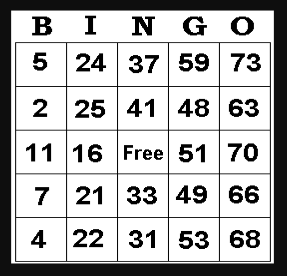 Probabilities in Bingo