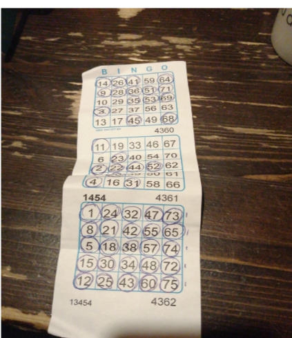 Odds of getting bingo in 49 numbers